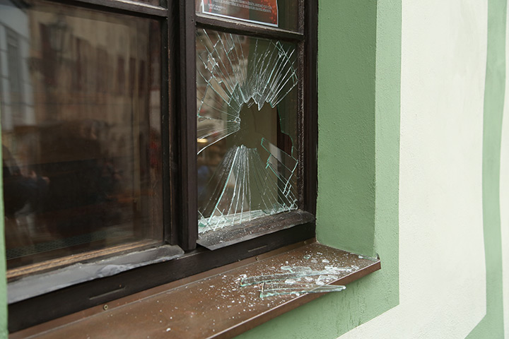 A2B Glass are able to board up broken windows while they are being repaired in Kempston.